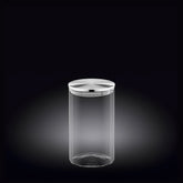 Wilmax Vorratsglas Borosilikatglas 1100 ml mit Edelstahldeckel WL-888515/A